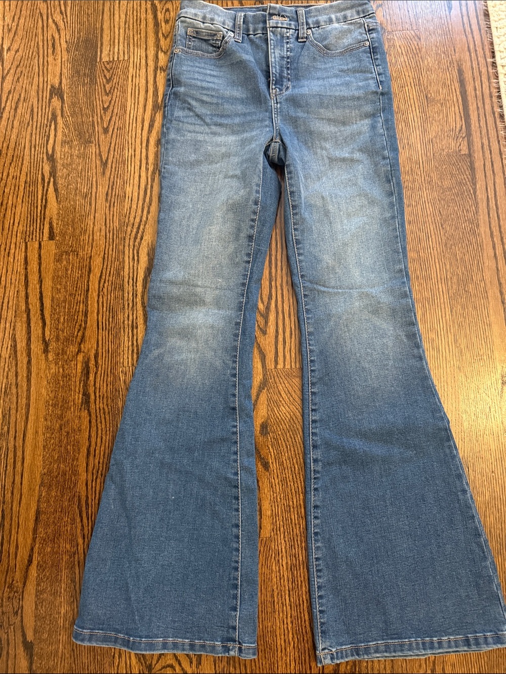 BCBGeneration Medium Blue Flared Jeans